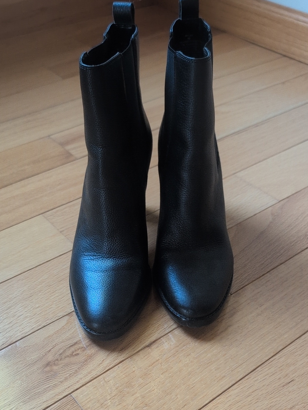 Black Lauren By Ralph Lauren Women's Leather Ankle Boots Size 8